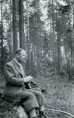 Rökpaus i skogen, 1947