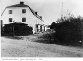 Arbetarbostäder vid Gysinge bruk, omkring 1900.