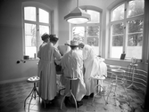 Pågående operation på lasarettet i Växjö. 1926