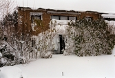 Hus i bostadsområdet vid Höjdgatan i Mölndal efter snöstormen den 17 november 1995.