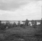 Borlänge, Torsång. Runn från Pelles i Tronsjö. Flarnö, Granön och Långlandet t.h. 1926.