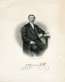 Porträtt av Johan August Gripenstedt, ca 1855