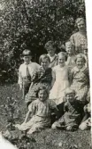Skolfoto från Brevens bruks skola, ca 1935