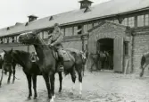 Johan Gripenstedt som kavallerist, ca 1945