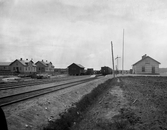 Hamneda järnvägsstation, ca. 1900.