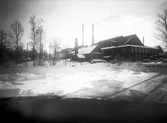 Orrefors glasbruk. vintertid, 1917.