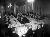 Glasbruksmiddag på Stadsholletet i Växjö 1942.