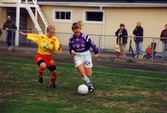 Fotbollsmatch mellan Jitex BK och Tyresö FF. Matchen spelades på Kvarnbyvallen i Mölndal den 27 maj 1996. Slutresultatet blev 2-1 till Jitex BK.