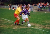 Fotbollsmatch mellan Jitex BK och Tyresö FF. Matchen spelades på Kvarnbyvallen i Mölndal den 27 maj 1996. Slutresultatet blev 2-1 till Jitex BK.