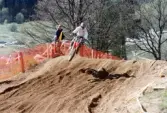Motocrosstävling på Blixåsbanan i Balltorp, Mölndal, i maj 1999.