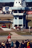 Domartornet på Åbytravet i Åby, Mölndal, under travloppet Drottning Silvias Pokal, lördagen den 3 maj 1997.