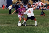 Jitex BK spelar match i Gothia Cup på Åbyvallen i Åby, Mölndal, i juli 1996.