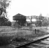 Hedemora, Garpenberg, Garpenbergs station. Linbana från Holmgruvan. 1929-1930.