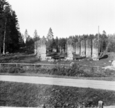 Hedemora, Garpenberg, Brattfors. Ruiner av kolhuset. 1929-1930.