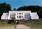 Drivhuset vid Gunnebo slott i Gunnebo, Mölndal, i juli 1999. Byggnaden återskapades 1996-1999 efter gamla ritningar.