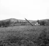 Leksand. Skallberget och skallskog från Dammskog.

