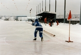 Bandymatch på Åby isstadion i Mölndal, december 1996.