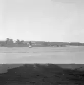 Säter, Gustafs. Boberg med Dalälven ovanför gamla brofästet.