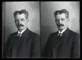 Porträtt, E. Andersson, Stkrl., Strandvägen, Kolbäck.
Ur Gustaf Åhmans samling.