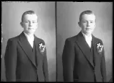 Porträtt, läsfoto, Ingemar Bergström, Vänsta, Kolbäck
Ur Gustaf Åhmans samling.