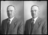 Mansporträtt, Aug. Andersson, Vänsta, Kolbäck.
Ur Gustaf Åhmans samling.