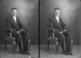 Porträtt ingemar Gartz. Herrevad, Kolbäck. 
Ur Gustaf Åhmans samling.