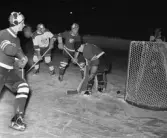 Ishockeymatch 1959 mellan Derby och Kenty.