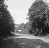 Borlänge, Gagnbro, vägen ner mot Gagnbro krog.