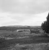 Säter, Gustafs. Älven och Våbäck med ålderdommshemmets hässjor.