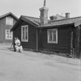 Falun, Styraregatan från Gruvgatan. Stuga med kammare.