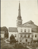 Västerås, Kyrkbacken, kv. Heimer.
Bostad med dåvarande adress Österlånggatan 10. 1870-1880-talet.