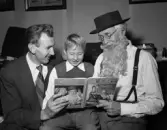 Morfar Ginko i läroverkets aula i Linköping