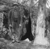 Borlänge, täktens, Per Jyntes. En dalgång uppåt tälnbäcken.