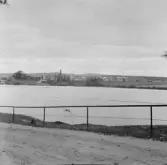 Säter, Gustafs. Enbacka med kyrkan.