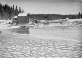 Björna socken.
Björnsjö: Gideälven, Björnafallet.
Foto oktober 1916.
Fotograf: W. Wångström, Ö-vik
No. 48 i 