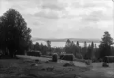 Vy över Backe och Fjällsjöälven.