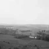 Borlänge, Slätten och kyrkan från Nygårdarna norrut.