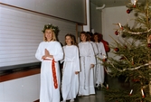 Luciafirande på företaget Kodak i Brottkärr, Göteborg, den 13 december 1985.