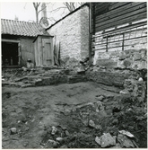 Västerås, Centrum, kv. Johannes.
Fyndplatsen för den stora myntskatten, 1972.