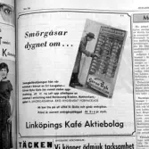 ...

385 bilder om Linköping på 1950-talet från tidningen Östgötens arkiv. Framtidstro och optimism är ord som sammanfattar Linköping på femtiotalet. Årtiondet innebar satsningar för att förbättra linköpingsbornas livsvillkor. Bostadsfrågan och trafiklösningarna dominerade den lokalpolitiska agendan.
Bilderna digitaliserades år 2013.

