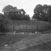 Falun, Mörtsjöbo, Vällgården. Stuga vid Vällgården.