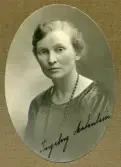 Lärarinnan Ingeborg Matenlassi vid Örebro läns småskollärarinneseminarium, 1921-1923