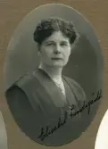 Lärarinnan Elisabet Lundegårdh vid Örebro läns småskollärarinneseminarium, 1921-1923