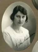 Lärarinnan Ester Arvidsson vid Örebro läns småskollärarinneseminarium, 1921-1923