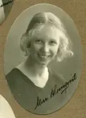Lärarinnan Alice Blomqvist vid Örebro läns småskollärarinneseminarium, 1921-1923