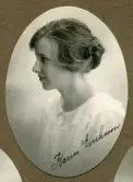 Lärarinnan Karin Eriksson vid Örebro läns småskollärarinneseminarium, 1921-1923