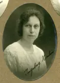 Lärarinnan Ingeborg Hedin vid Örebro läns småskollärarinneseminarium, 1921-1923