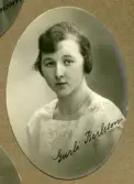 Lärarinnan Gurli Karlsson vid Örebro läns småskollärarinneseminarium, 1921-1923
