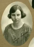 Lärarinnan Inga Lundin vid Örebro läns småskollärarinneseminarium, 1921-1923