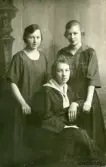 Tre lärare vid Örebro läns småskollärarinneseminarium, 1920-1923